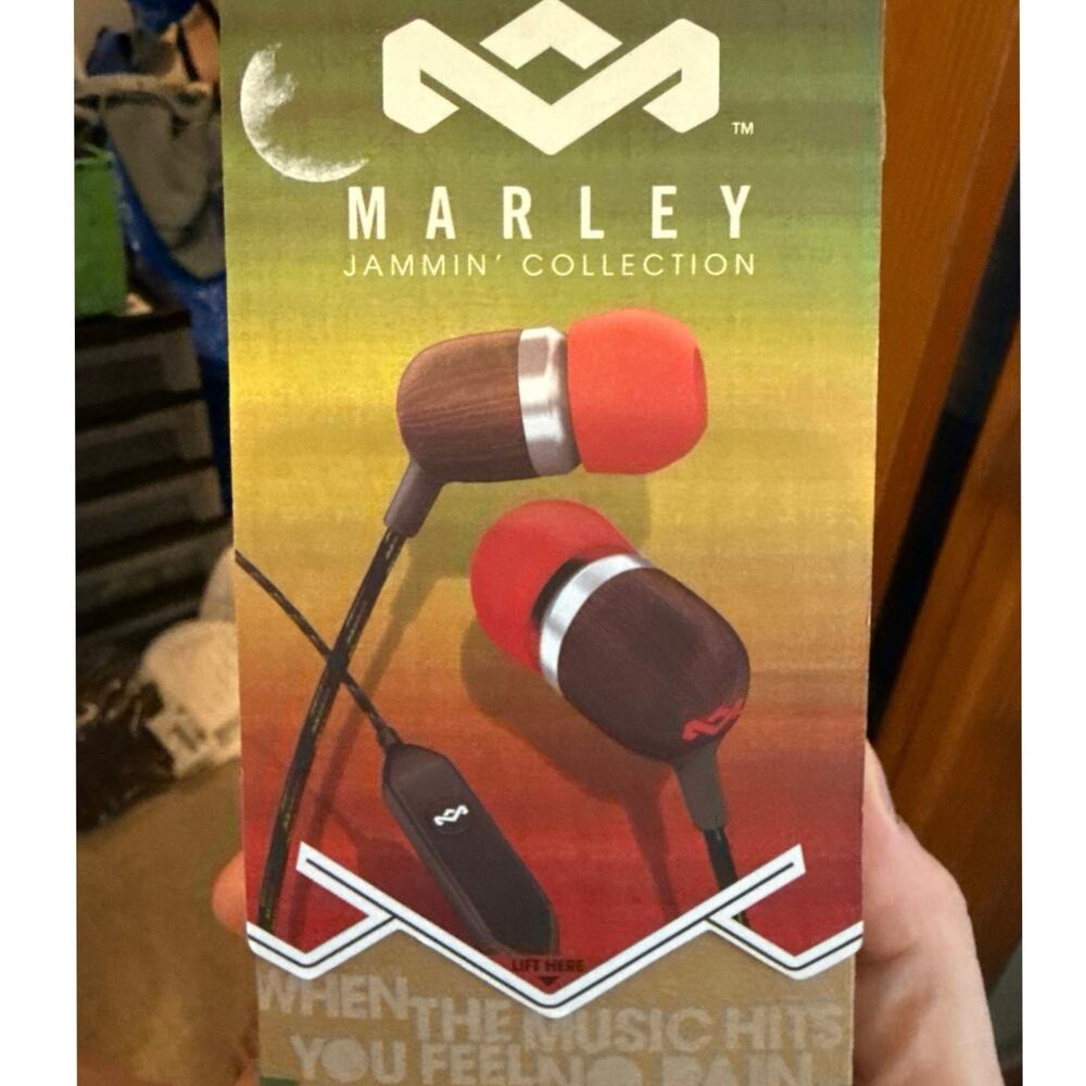 NWB Marley Jammin Collection In Ear Wired Headphones